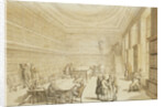 The Library of the Royal Institution, Albemarle Street by Thomas Rowlandson
