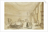 The Library of the Royal Institution, Albemarle Street by Thomas Rowlandson