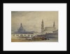 Dresden from the River Elbe by William Callow