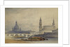 Dresden from the River Elbe by William Callow
