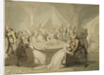 The Gaming Table by Thomas Rowlandson