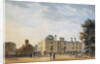 Figures Outside an Elegant Country House by Thomas Malton II