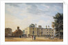 Figures Outside an Elegant Country House by Thomas Malton II