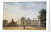 Figures Outside an Elegant Country House by Thomas Malton II