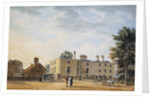 Figures Outside an Elegant Country House by Thomas Malton II