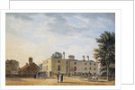 Figures Outside an Elegant Country House by Thomas Malton II