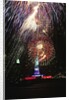 1980s Statue of Liberty fireworks NYC by Anonymous
