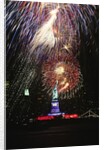 1980s Statue of Liberty fireworks NYC by Anonymous