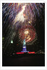 1980s Statue of Liberty fireworks NYC by Anonymous