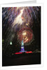 1980s Statue of Liberty fireworks NYC by Anonymous