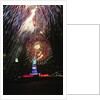 1980s Statue of Liberty fireworks NYC by Anonymous