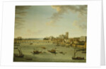 The Thames from the Terrace of Somerset House Looking Towards Westminster by Antonio Joli