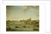 The Thames from the Terrace of Somerset House Looking Towards Westminster by Antonio Joli