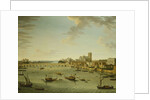 The Thames from the Terrace of Somerset House Looking Towards Westminster by Antonio Joli