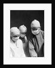 1920s 1930s doctor and two nurses wearing surgical masks by Anonymous