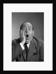 1960s balding man with a shocked expression by Anonymous