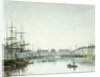 Le Havre, Le Bassin du Commerce by Eugene Boudin