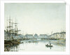 Le Havre, Le Bassin du Commerce by Eugene Boudin