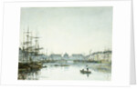 Le Havre, Le Bassin du Commerce by Eugene Boudin