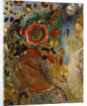 Two Young Girls with Flowers by Odilon Redon
