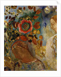Two Young Girls with Flowers by Odilon Redon
