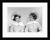 1960s two women sitting under hairdryers gossiping by Anonymous