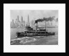 1940s tugboat on Hudson River in NYC by Anonymous