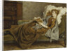 A Young Lady Reading in an Interior by George Goodwin Kilburne
