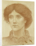 Portrait of Mrs Wheeler, Bust Length by Henry Holiday