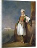 Portrait of Lord Byron in Athens, Before the Acropolis by Anonymous