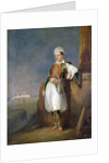 Portrait of Lord Byron in Athens, Before the Acropolis by Anonymous