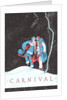 Carnival Clowns in Snow at Night by Anonymous