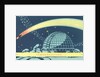 Observatory and Comet by Anonymous
