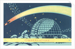 Observatory and Comet by Anonymous