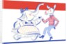 Elephant Dancing with Donkey Political Poster by Anonymous