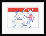 Elephant Dancing with Donkey Political Poster by Anonymous