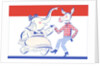 Elephant Dancing with Donkey Political Poster by Anonymous
