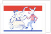 Elephant Dancing with Donkey Political Poster by Anonymous