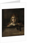 Titus van Rijn, the Artist's Son, Reading by Rembrandt van Rijn