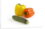 Bell pepper and zucchini by Anonymous
