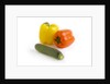Bell pepper and zucchini by Anonymous