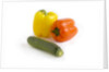 Bell pepper and zucchini by Anonymous