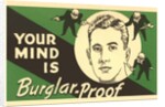 Your mind is burglar-proof by Anonymous