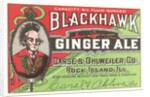 Blackhawk ginger ale label by Anonymous