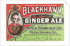 Blackhawk ginger ale label by Anonymous