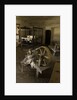 Spinning wheel and looms at La Purisima Mission in Lompoc California by Anonymous
