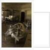 Spinning wheel and looms at La Purisima Mission in Lompoc California by Anonymous