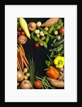 Mixed fruit and vegetables by Anonymous