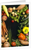 Mixed fruit and vegetables by Anonymous