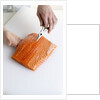 Deboning a salmon fillet by Anonymous